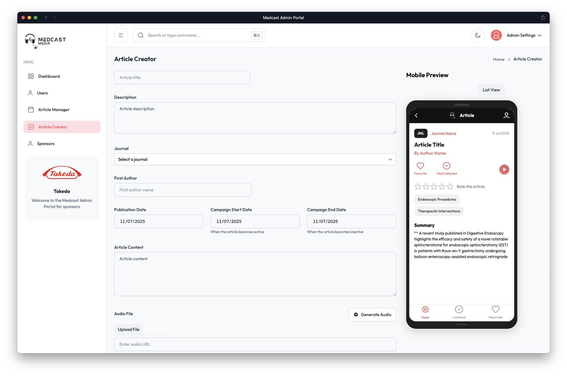 Article Creator